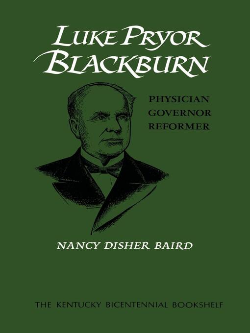 Title details for Luke Pryor Blackburn by Nancy Disher Baird - Available